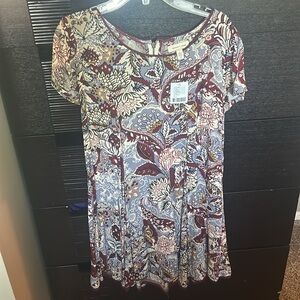 Silence + Noise patterned shift dress